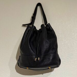 A.P.C. | Seau GF Black Leather Bucket Bag